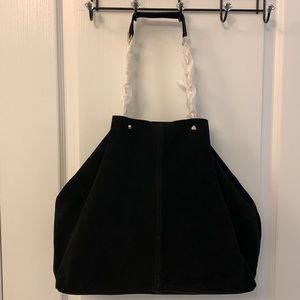 Mango Genuine Leather Suede JUMBO Tote Bag